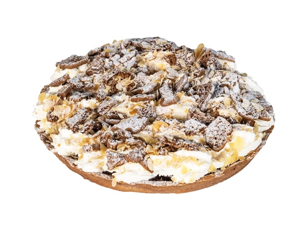 Speculaas slagroom vlaai